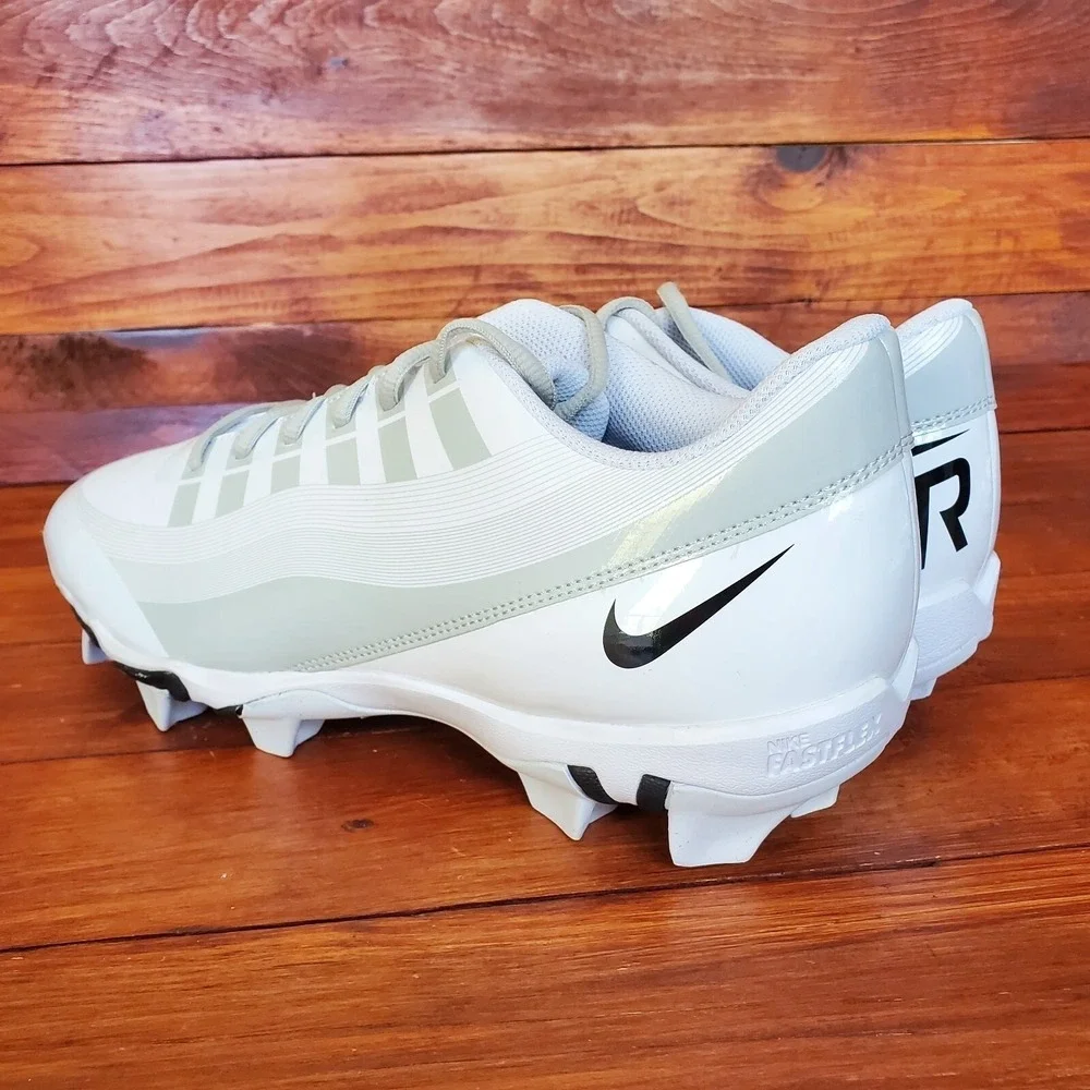 Nike Vapor Edge Shark Football‎ Cleats White Gray DQ5114-100 Mens Sz 11.5